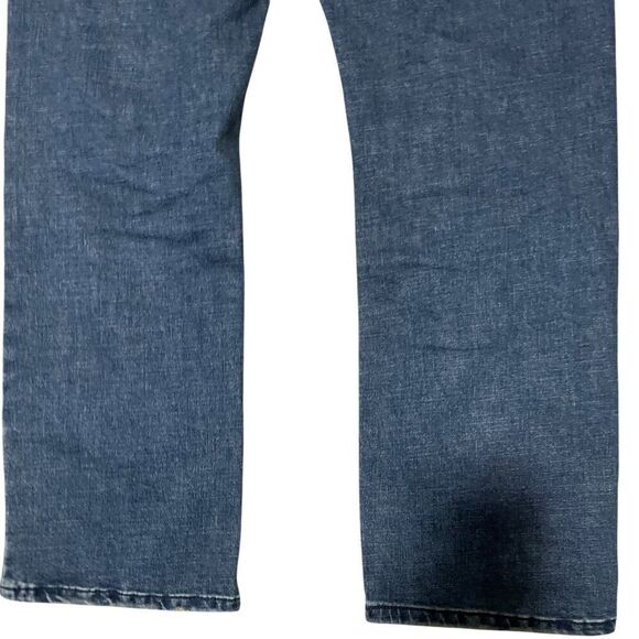 TK Axel Mens Jeans Slim Boot Cut Stretch Denim Med Wash Blue Size 34x32 - Picture 8 of 8